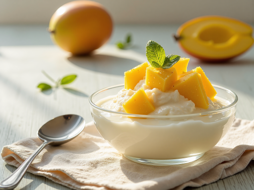 新鲜芒果产品展示,金黄色芒果整齐摆放在竹篮中